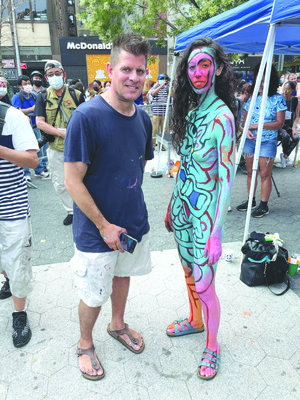 Bodypainting Day in New York